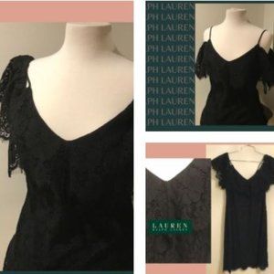 Ralph Lauren short sleeve off the shoulder dress